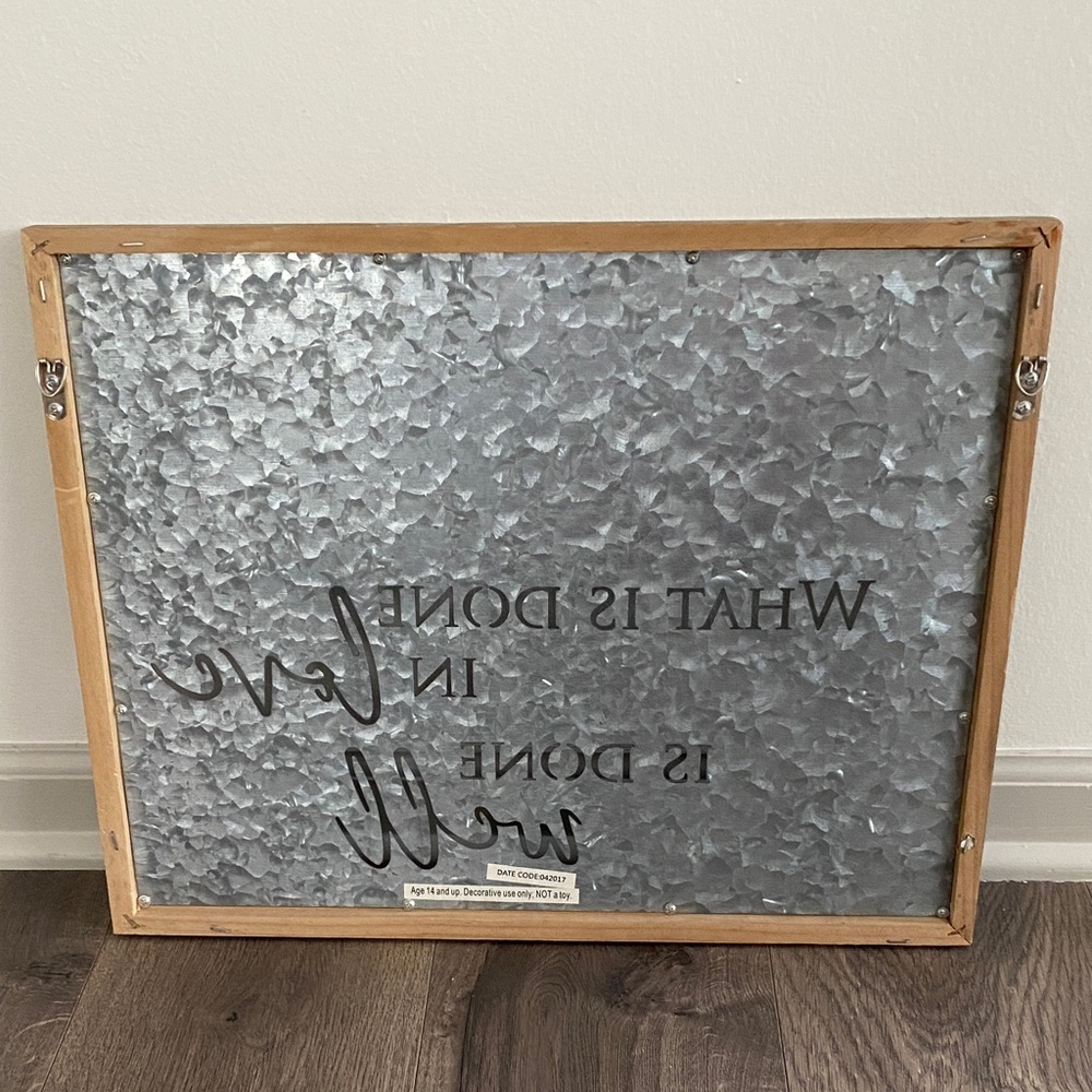 Rustic Gray and Brown Wall Decor - Picture 4 of 4